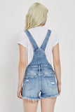 Pre-Order Risen Distressed Stretchy Overalls