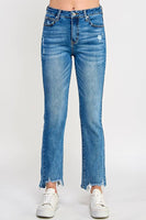 Special A Tummy Control High Rise Straight Crop Jeans