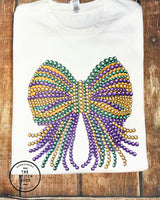 Mardi Gras Bead Bow Top