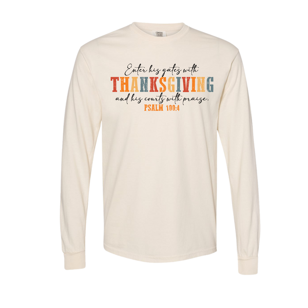 Psalm 100 Thanksgiving Tee