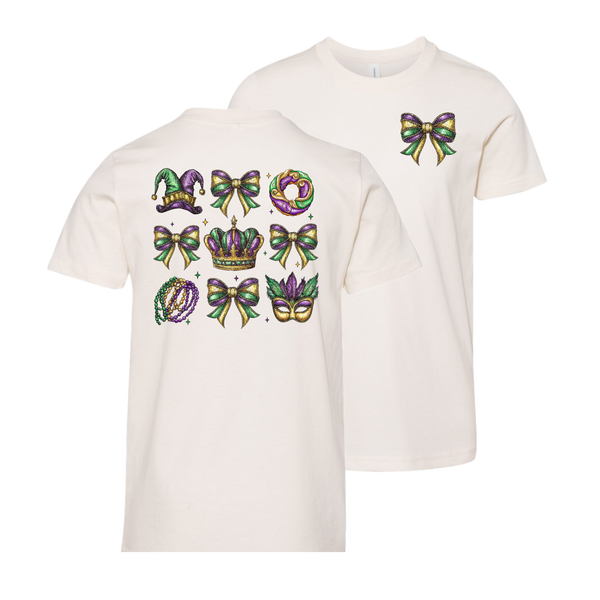 Mardi Gras Comfort Colors Coquette Tee