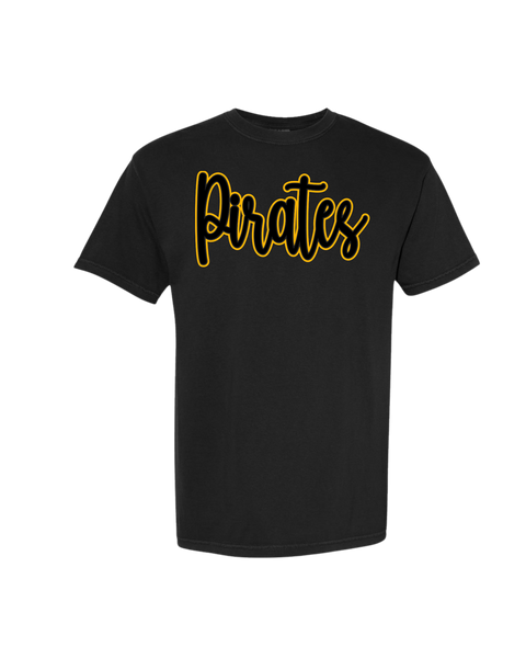 Pirates Glitter Puff Tees and Sweatshirts