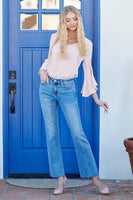 Special A Mid Rise Tummy Control Crop Jeans