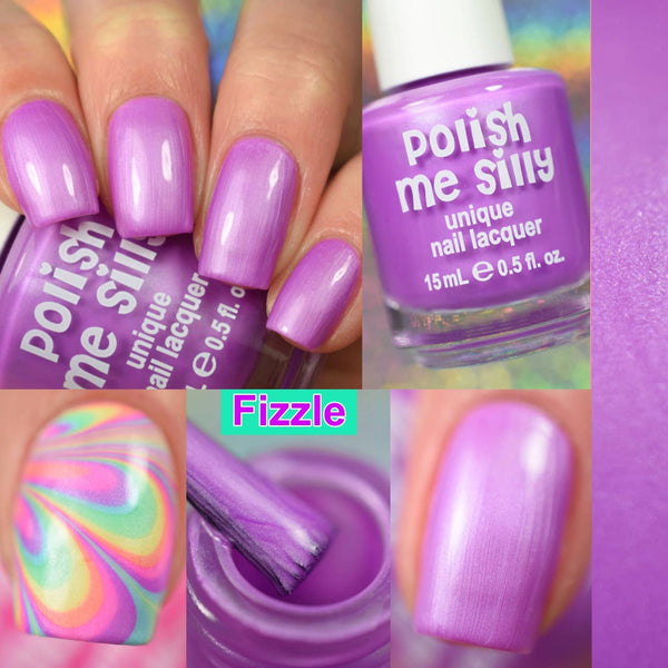 Fizzle- Bright Lights Purple Polish