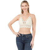 Crochet Lace Bralette (With Pads)