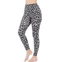 Brushed Microfiber Leopard Print Leggings - Multiple Colors